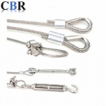 Wire rope sling with clip and clamp, multi-functional slings