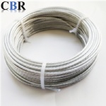1X19 PC Strand wire rope,plastic coated control cable