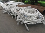 7x12 Membrane structure cable for swimming pool cover