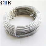 6x7 3/32'' to 1'' plastic coated galvanized steel wire rope