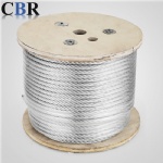 Wholesale 8-10mm 6x24+7FC China High Quality galvanized steel wire rope