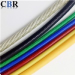 1x7 Galvanized steel wire rope with Plastic coated 1.5-4mm